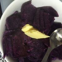 奶香芝士焗紫薯的做法步骤3
