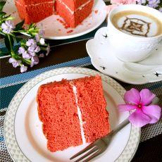 红丝绒夹心蛋糕
