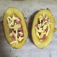 芝士培根焗土豆的做法步骤5