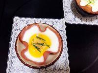西式火腿片焗鸡蛋的做法步骤6